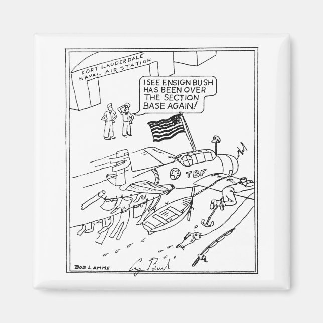 Tillsignera Bush Magnet (Framsidan)