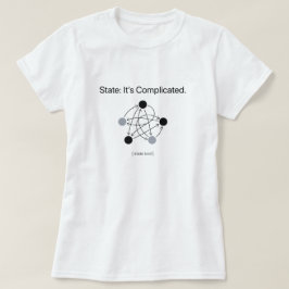 Tillstånd Det är komplicerat Programmerarhumor Kvi T Shirt