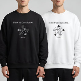 Tillstånd Det är Komplicerat Programmerarhumor Lång Ärmad Tröja
