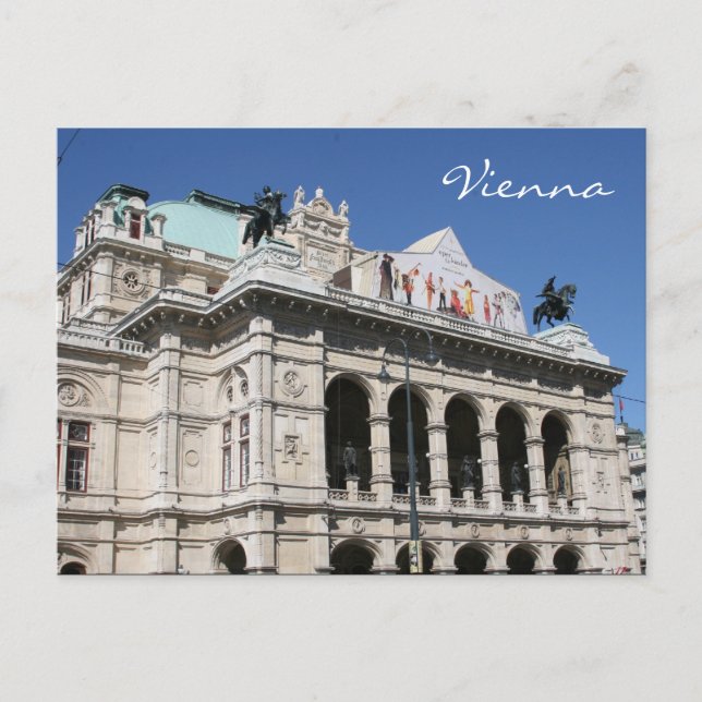 tillstånd opera wien vykort (Framsida)