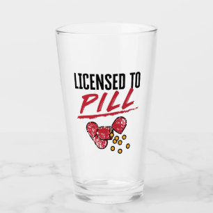 Tillstånd till Pill Pharmacist Studenten Grad Glaskopp
