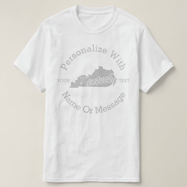 Tillståndet Kentucky PERSONLIG T-shirt (Design framsida)