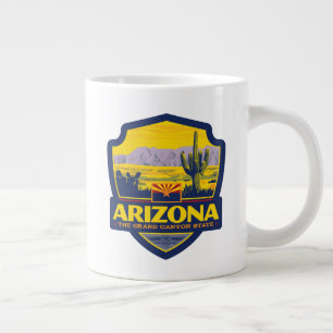 Tillståndsprioritet Arizona 2 Jumbo Mugg