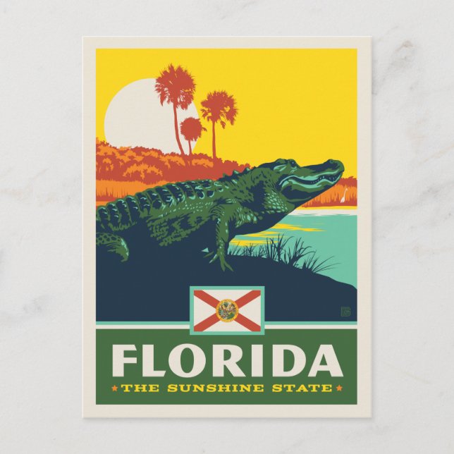 Tillståndsprioritet | Florida Vykort (Framsida)