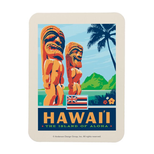 Tillståndsprioritet | Hawaii Magnet (Vertikal)