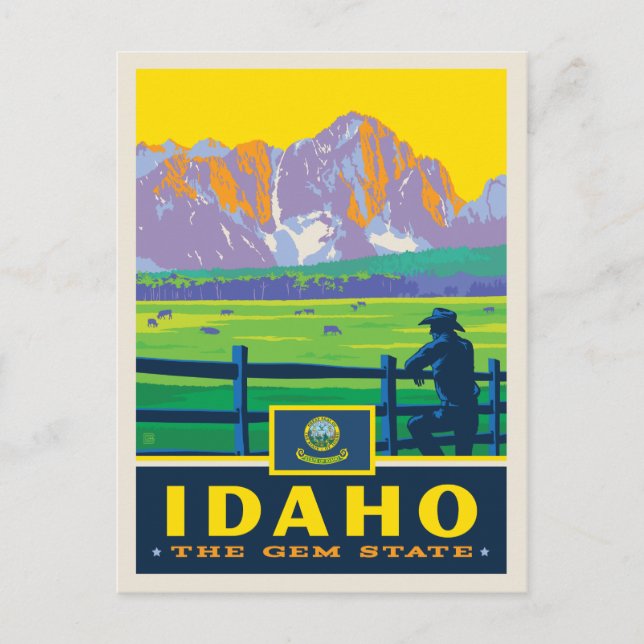 Tillståndsprioritet | Idaho Vykort (Framsida)