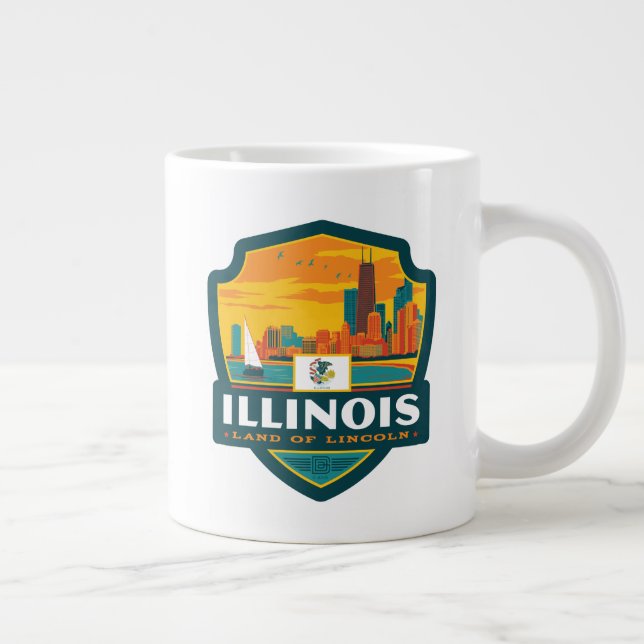 Tillståndsprioritet | Illinois Jumbo Mugg (Höger)