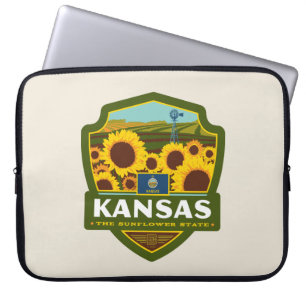 Tillståndsprioritet Kansas Laptop Fodral