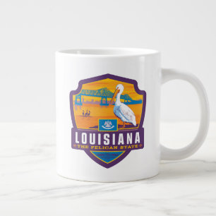 Tillståndsprioritet Louisiana Jumbo Mugg