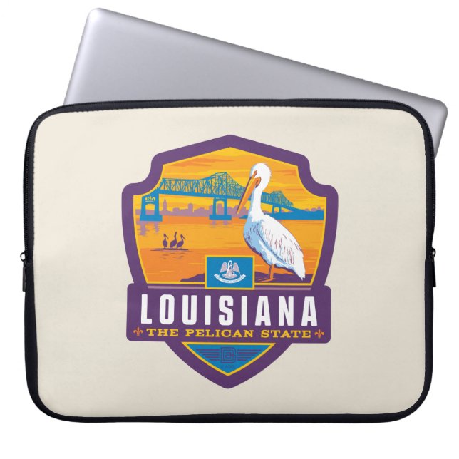 Tillståndsprioritet | Louisiana Laptop Fodral (Framsidan)