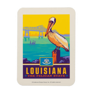 Tillståndsprioritet Louisiana Magnet