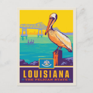 Tillståndsprioritet   Louisiana Vykort