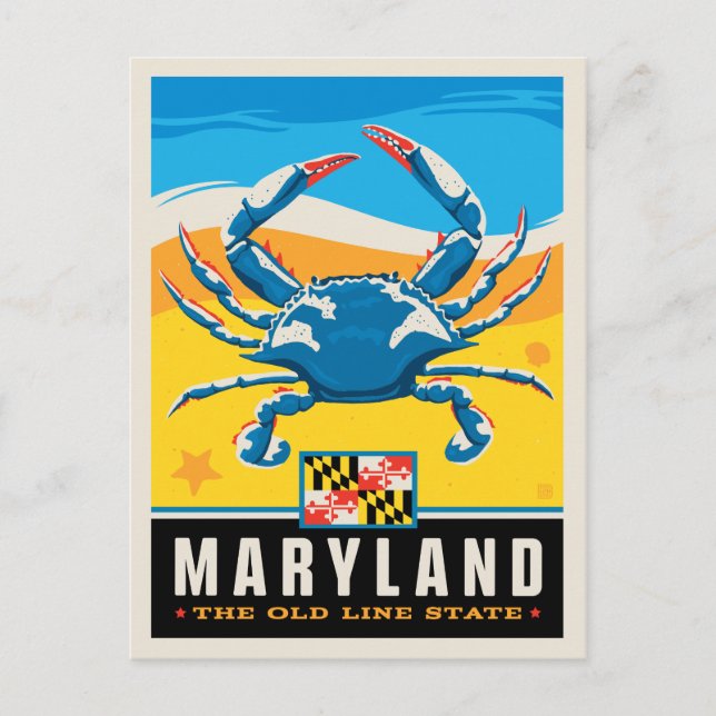 Tillståndsprioritet | Maryland Vykort (Framsida)