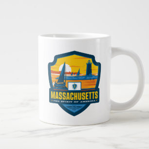 Tillståndsprioritet Massachusetts Jumbo Mugg