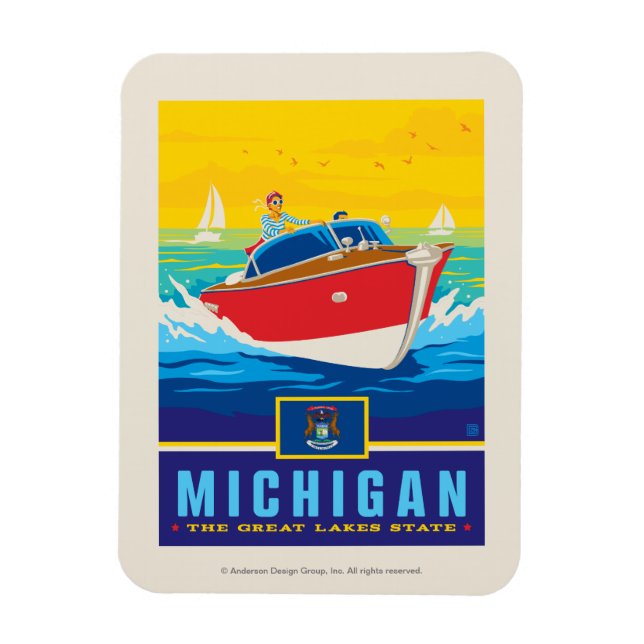 Tillståndsprioritet | Michigan Magnet (Vertikal)