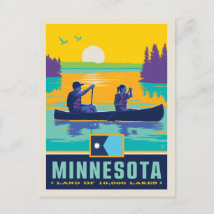 Tillståndsprioritet   Minnesota Vykort