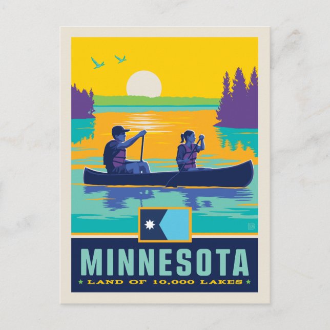 Tillståndsprioritet | Minnesota Vykort (Framsida)
