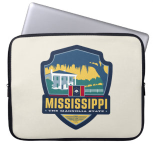 Tillståndsprioritet Mississippi Laptop Fodral