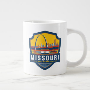 Tillståndsprioritet Missouri Jumbo Mugg