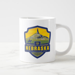 Tillståndsprioritet Nebraska Jumbo Mugg