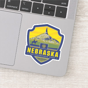 Tillståndsprioritet Nebraska Klistermärken