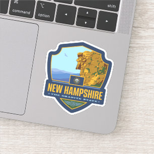Tillståndsprioritet New Hampshire Klistermärken
