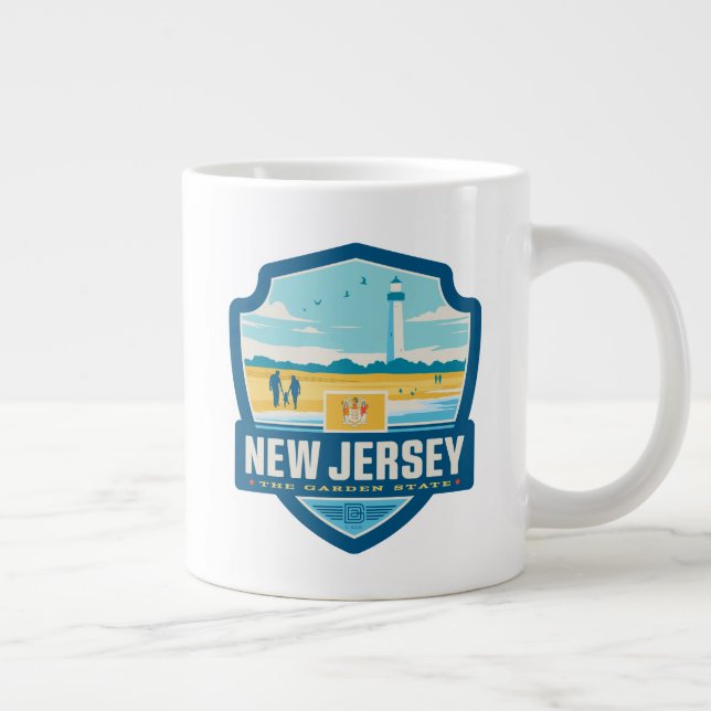 Tillståndsprioritet | NEW JERSEY Jumbo Mugg (Höger)