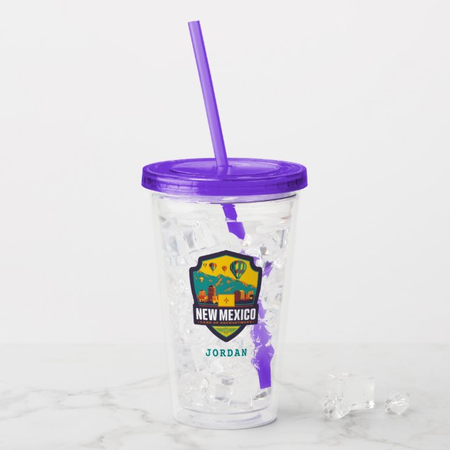 Tillståndsprioritet | NEW MEXICO Take Away Mugg (Framsida Ice)
