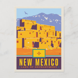 Tillståndsprioritet New mexico Vykort