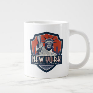 Tillståndsprioritet New York Jumbo Mugg
