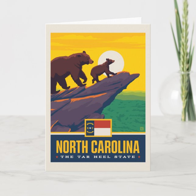 Tillståndsprioritet | North Carolina Kort (Framsida)