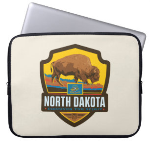 Tillståndsprioritet North Dakota Laptop Fodral