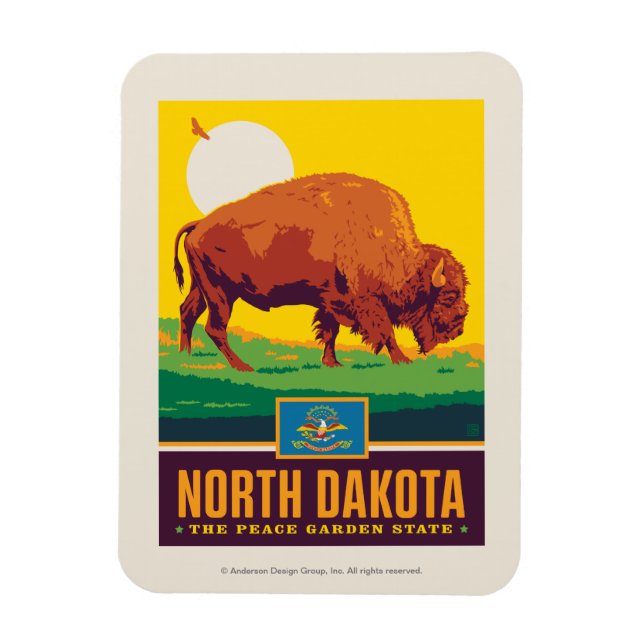 Tillståndsprioritet | North Dakota Magnet (Vertikal)