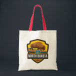 Tillståndsprioritet | North Dakota Tygkasse<br><div class="desc">Andersson Design Group är ett prisbelönt illustrations- och designföretag i Nashville på Tennessee. Grundaren Joel Andersson leder ett team av begåvade konstnärer att skapa originalverk som ser ut som vintagens klassiska reklamutskrifter från 1920-talet till 1960-talet.</div>