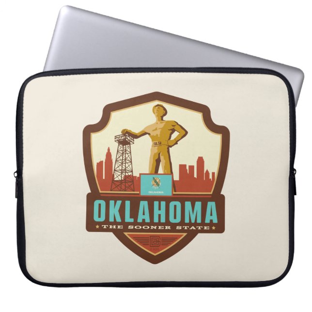 Tillståndsprioritet | Oklahoma Laptop Fodral (Framsidan)