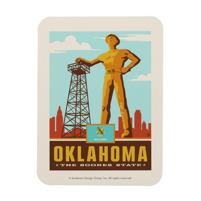 Tillståndsprioritet | Oklahoma Magnet (Vertikal)