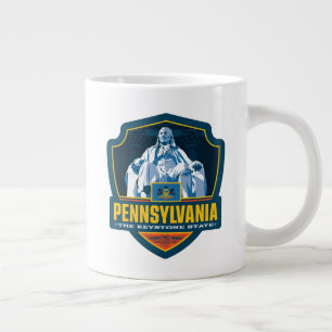 Tillståndsprioritet Pennsylvania Jumbo Mugg