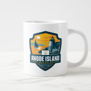 Tillståndsprioritet RHODE ISLAND Jumbo Mugg