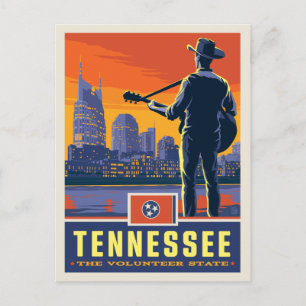 Tillståndsprioritet Tennessee Vykort