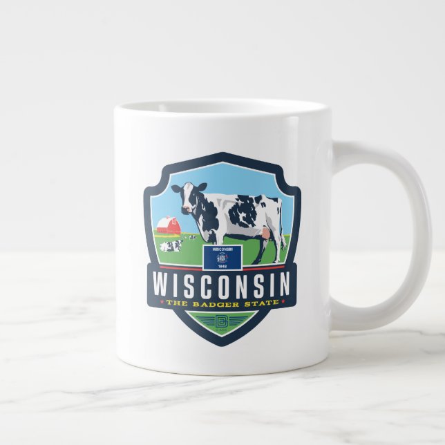 Tillståndsprioritet | Wisconsin 2 Jumbo Mugg (Höger)