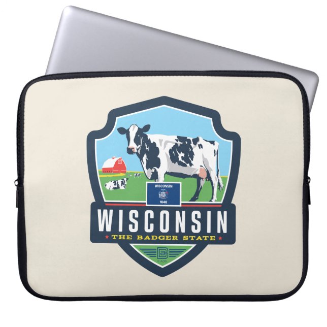 Tillståndsprioritet | Wisconsin 2 Laptop Fodral (Framsidan)