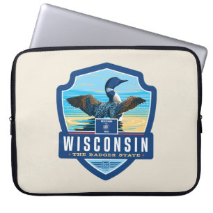 Tillståndsprioritet Wisconsin Laptop Fodral