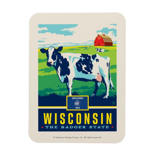 Tillståndsprioritet | Wisconsin Magnet (Vertikal)