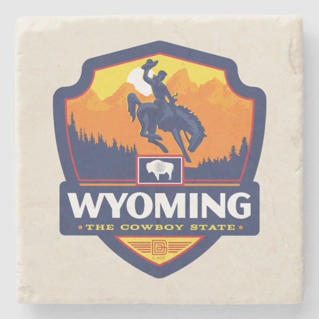 Tillståndsprioritet | Wyoming Stenunderlägg (Framsidan)