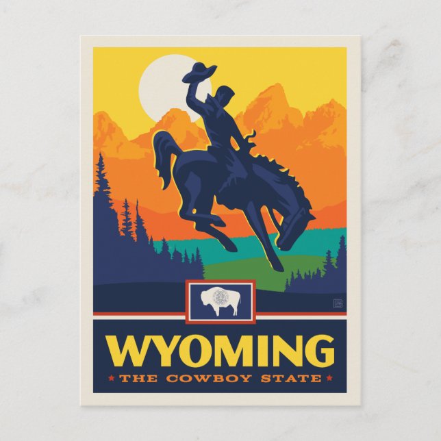 Tillståndsprioritet | Wyoming Vykort (Framsida)