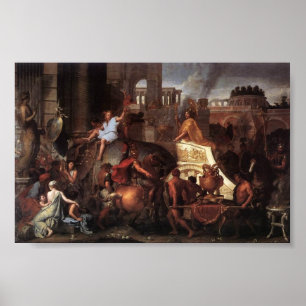 Tillträde av Alexander in i Babylon Poster