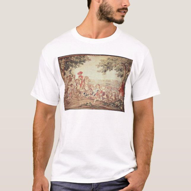 Tillträde av Louis XIV in i Dunkirk Tee Shirt (Framsida)
