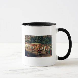 Tillträde av Louis XIV och Maria Theresa in i Mugg