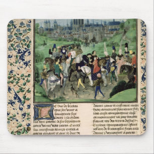 Tillträde av unga Louis II av Anjou in i Paris Musmatta