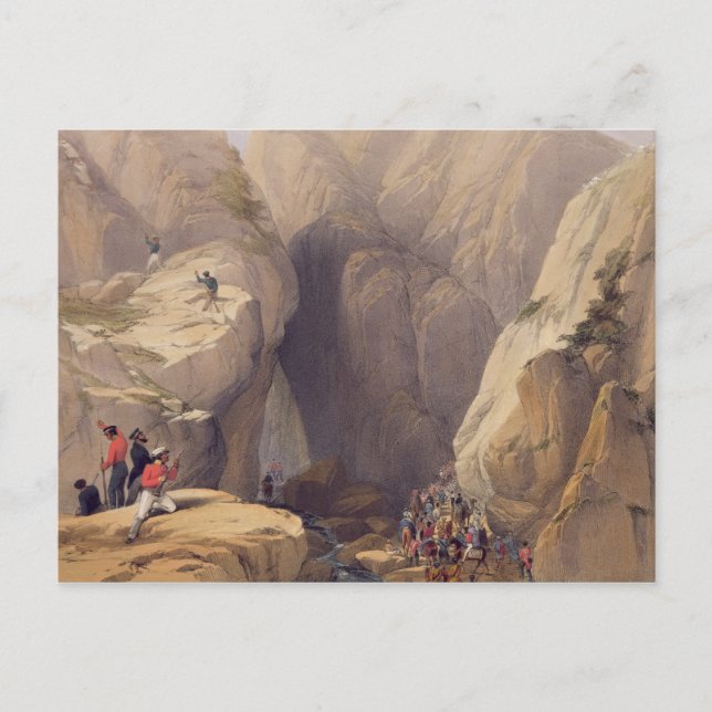 Tillträde till Kojak-passet från Parush, från Sket Vykort (Framsida)